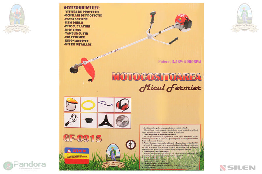 Motocositoare pe benzina 712 cu 8 accesorii 3.5kW 4.76CP Micul Fermier
