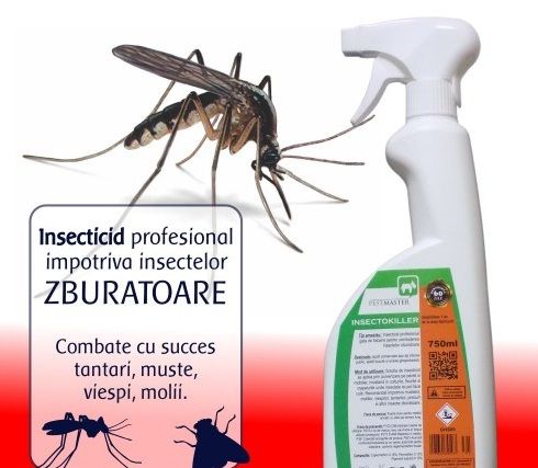 Insecticid profesional pentru combaterea insectelor zburatoare INSECTOKILLER
