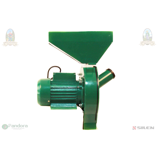 Moara electrica cu ciocanele verde